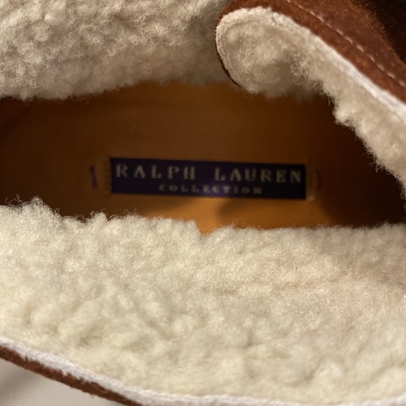 Ralph Lauren Collection Brown Franny Suede Bootie Shoes Size 7.5 - Picture 11 of 13